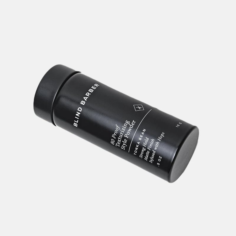 Blind Barber 80 Proof Texturizing Powder - Hair Styling Texture Powder for Men - Builds Weightless Volume - Matte Finish - Medium-to-Strong Hold Hair Products (0.5 oz) - Image 4