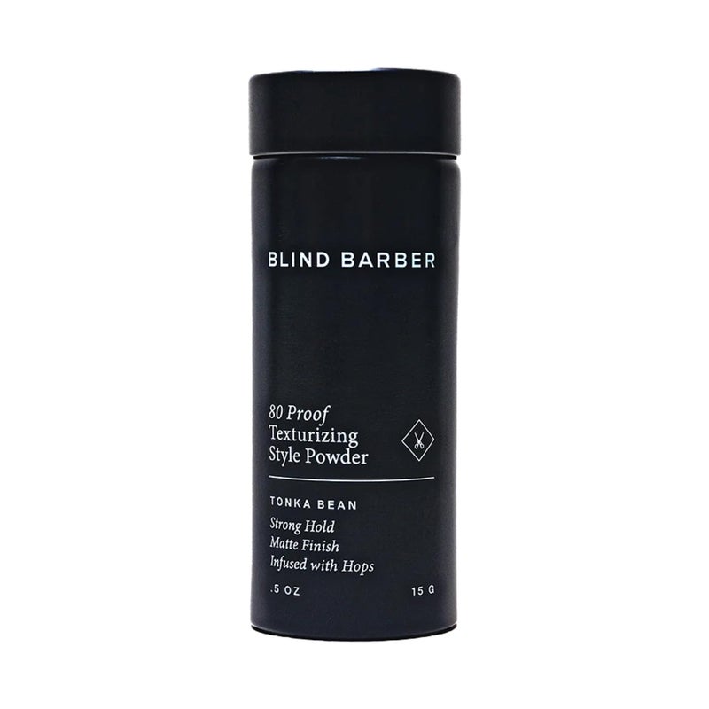 Blind Barber 80 Proof Texturizing Powder - Hair Styling Texture Powder for Men - Builds Weightless Volume - Matte Finish - Medium-to-Strong Hold Hair Products (0.5 oz) - Image 1