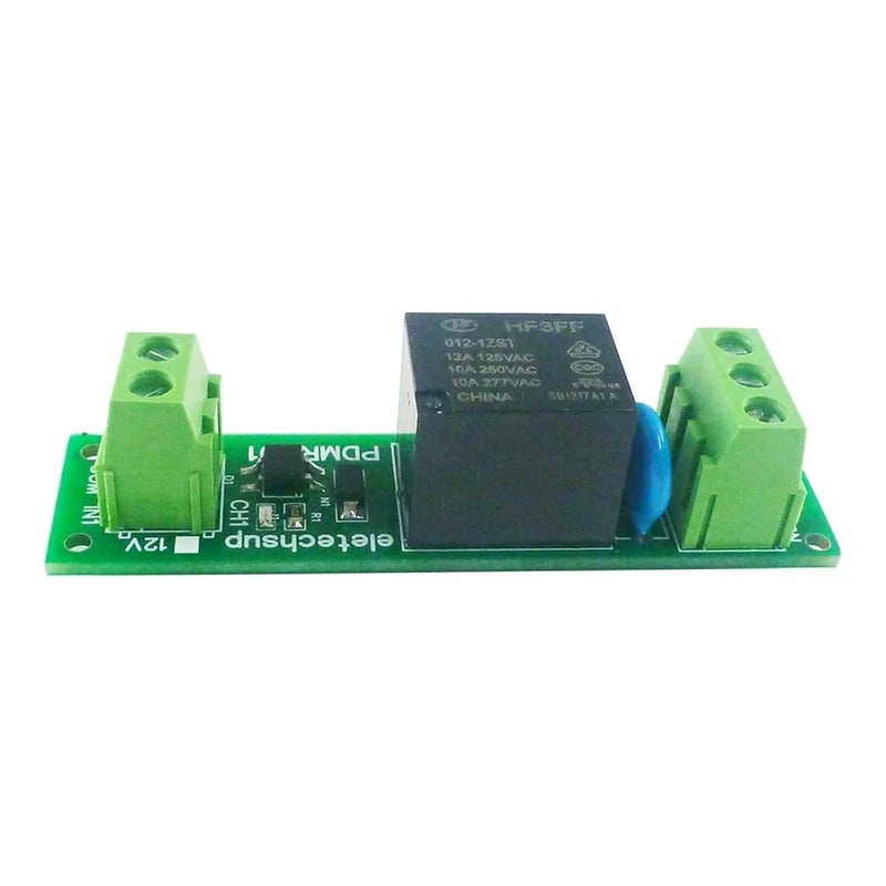 Din Rail Mounted 1 Channel Relay Module DC 24V 12V 110VAC 220VAC for PLC GSM Control Timer - Image 1