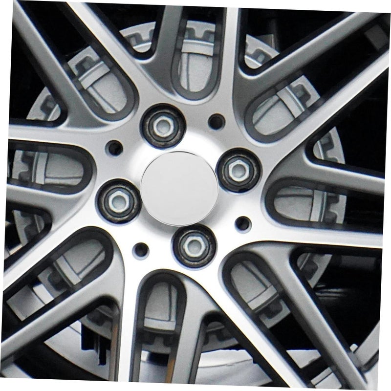 4Pcs ABS Silver Hub Caps Wheel Covers Tire Accessories Modification Kit - Image 3