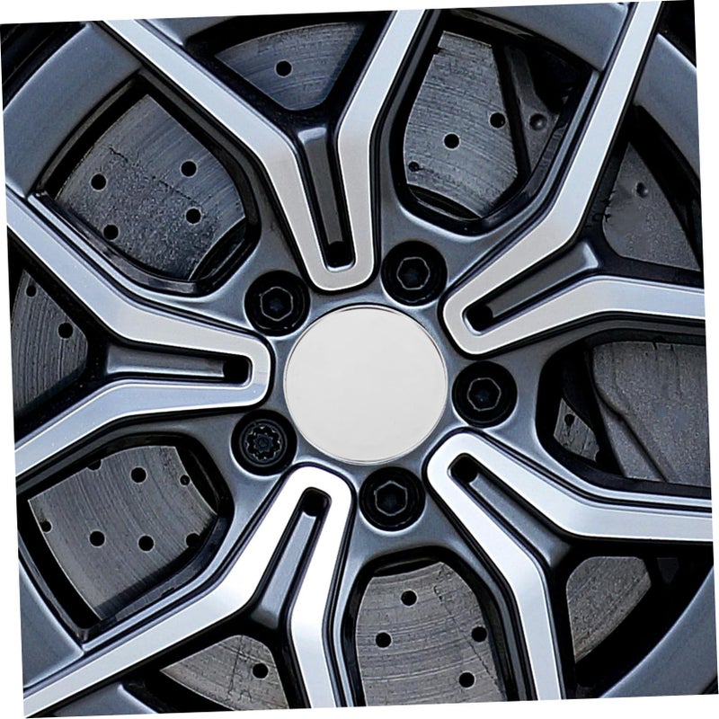4Pcs ABS Silver Hub Caps Wheel Covers Tire Accessories Modification Kit - Image 5