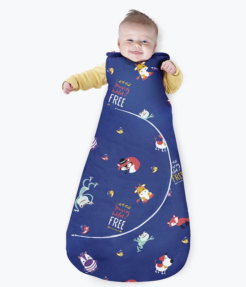 Rabitat Soft Comfy Baby Sleeping Sack BagSwaddle BagBaby Sleeping Pod with Side Zipper Lock for NewbornToddlerInfants Young Wild Free - Image 1