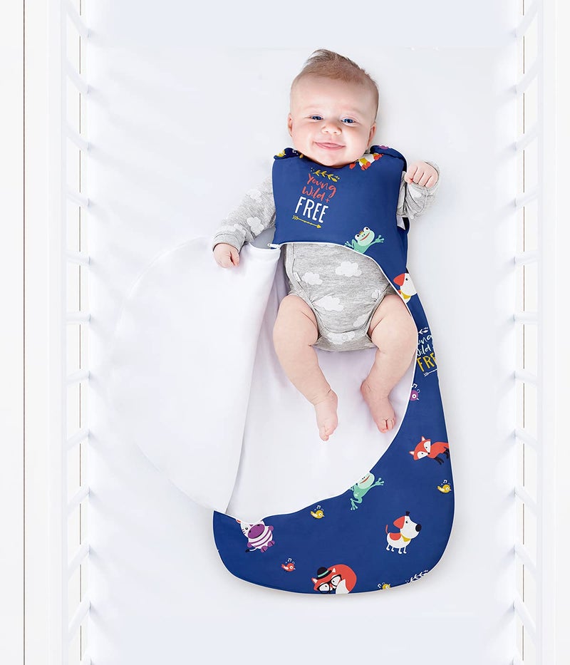 Rabitat Soft Comfy Baby Sleeping Sack BagSwaddle BagBaby Sleeping Pod with Side Zipper Lock for NewbornToddlerInfants Young Wild Free - Image 2