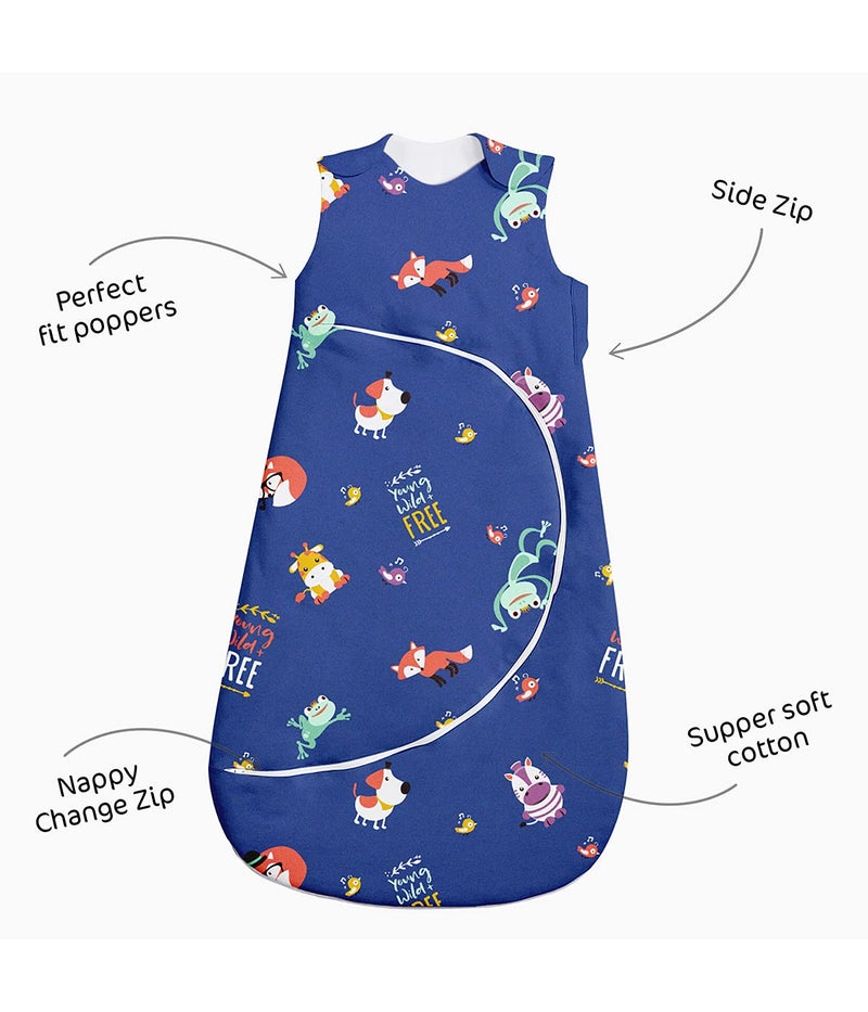 Rabitat Soft Comfy Baby Sleeping Sack BagSwaddle BagBaby Sleeping Pod with Side Zipper Lock for NewbornToddlerInfants Young Wild Free - Image 3