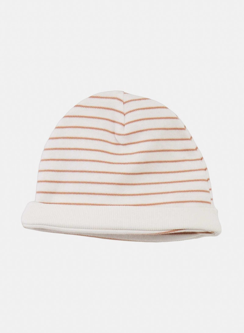 Kiabi Body + Bottoms With Feet + Beanie Set(3Pcs) - Image 2