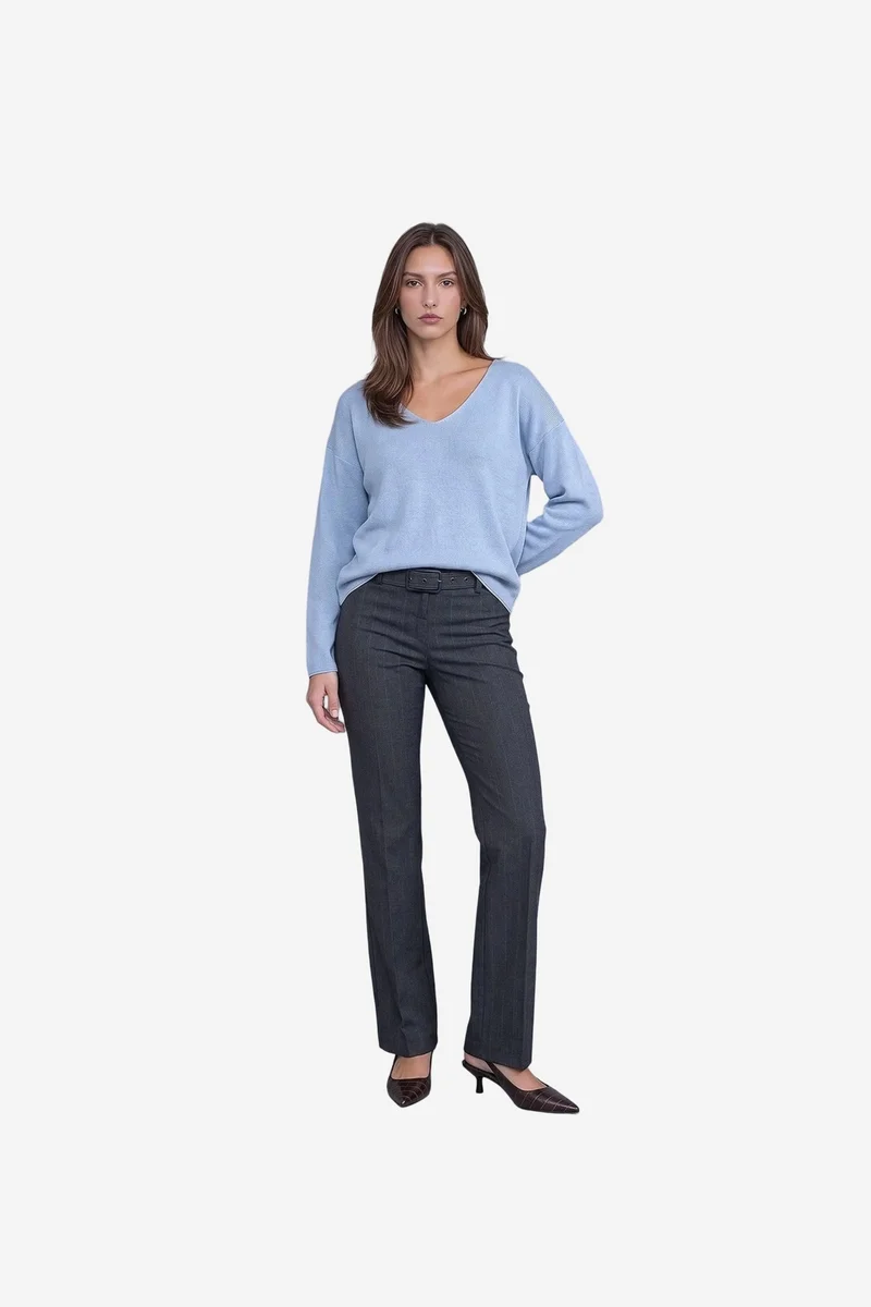 Dilvin Charcoal Grey DILVIN Women’s Pants for Women | Best Price UAE