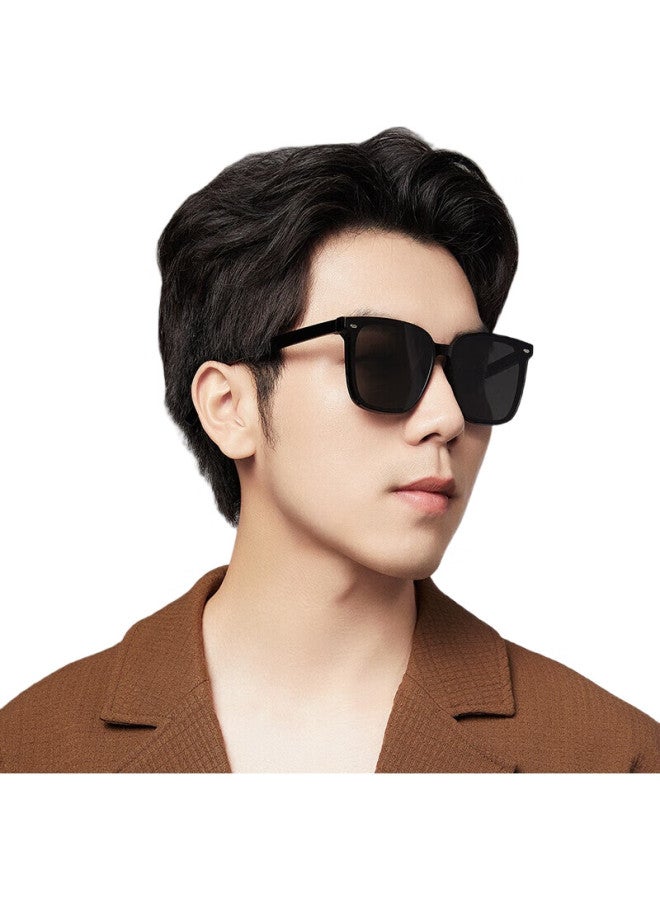 pulais Sunglasses For Men And Women, Gm Style, Specialized For Driving, 7021A Black Frame With Gray Lenses - Image 1