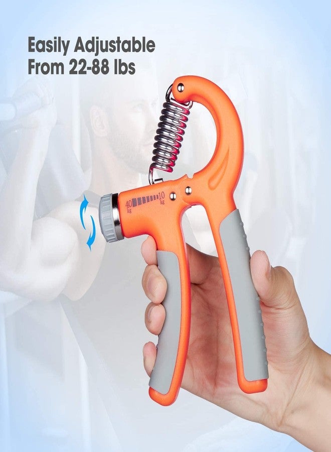 SMIC Adjustable Hand Grip Strengthener, Hand Gripper for Men & Women for Gym Workout Hand Exercise Equipment to Use in Home for Forearm Exercise Finger Exercise (Multicolor) - Image 5