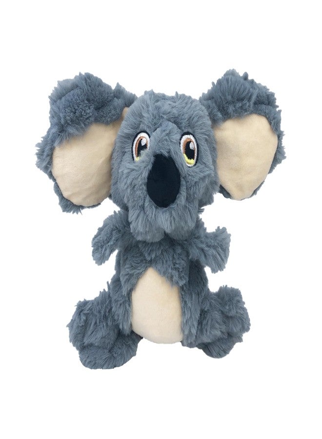 KONG Scrumplez Dog Toy - Soft Plush Squeaker Toy for Interactive Play, Stuffed with Extra-Squeaky Fun, Durable and Engaging for Dogs (Gray Koala) - Image 1