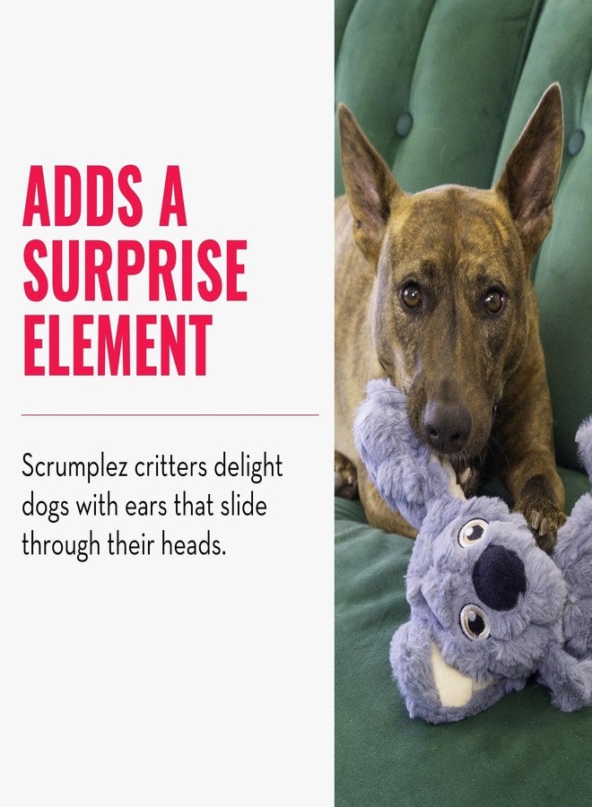 KONG Scrumplez Dog Toy - Soft Plush Squeaker Toy for Interactive Play, Stuffed with Extra-Squeaky Fun, Durable and Engaging for Dogs (Gray Koala) - Image 2