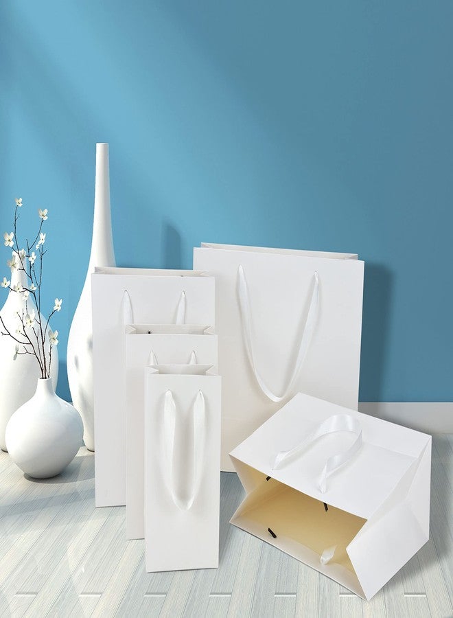 HUAPRINT White Paper Bags - Small Gift Bags with Handles, 20 Pack, 7x4x9inch, Retail & Party Favor Bags, Wedding Bags - Image 5