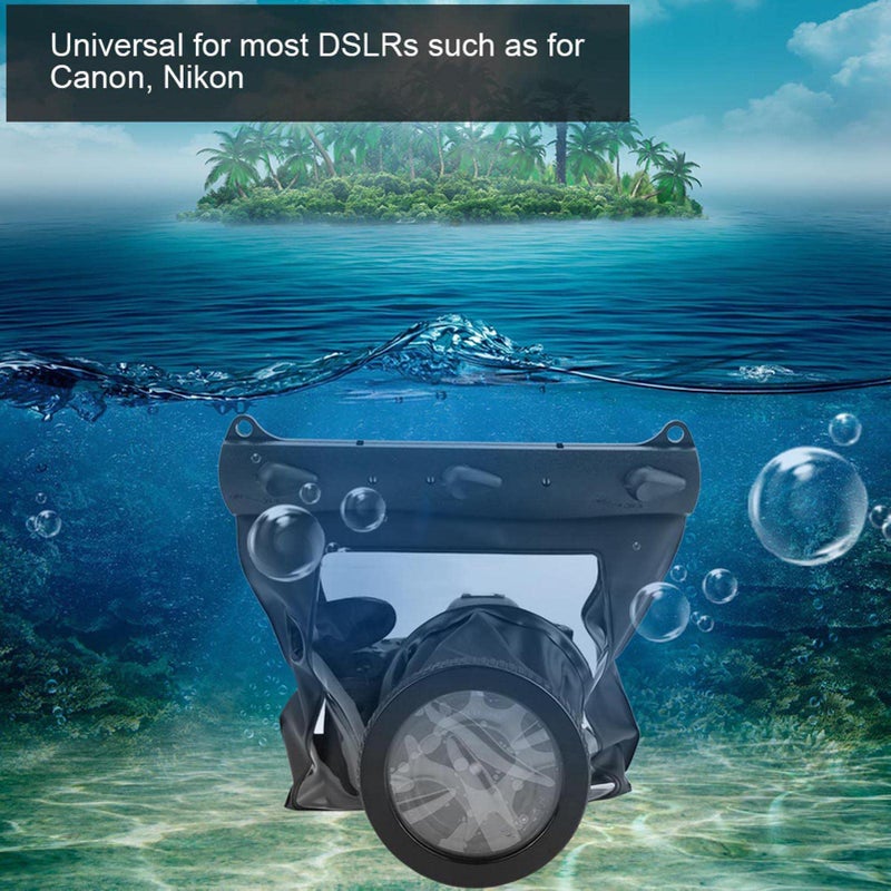 Estink Dving Case Kit, Underwater Dving Case Bag Camera Underwater Case Dving Case Bag Cover Fit for Nikon DSLR Cameras, Up to 20 Meters Deep (Black) - Image 4