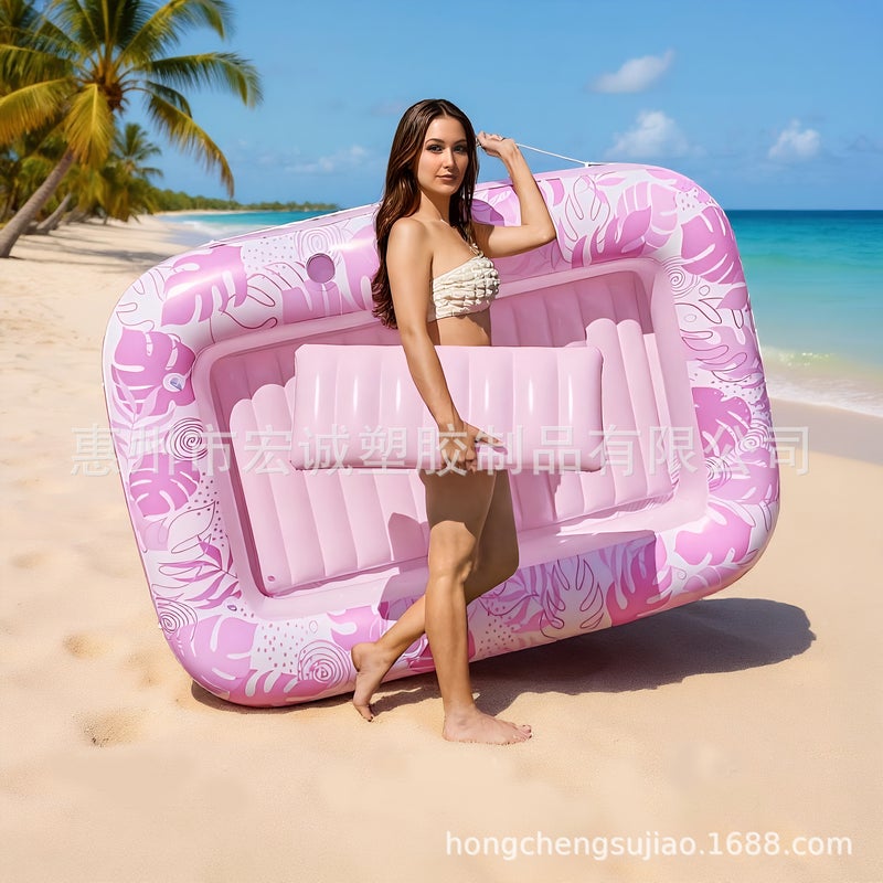 سرير عائم قابل للنفخ للتسمير - Image 5