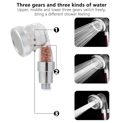 s socila Socila Clear Sprayer Head 3 Function With Filter For Shampoo Bowl, High Pressure And Water Saving, Filter For Dry & Frizz Hair - Image 3