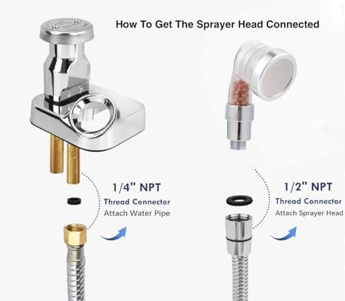 s socila Socila Clear Sprayer Head 3 Function With Filter For Shampoo Bowl, High Pressure And Water Saving, Filter For Dry & Frizz Hair - Image 4