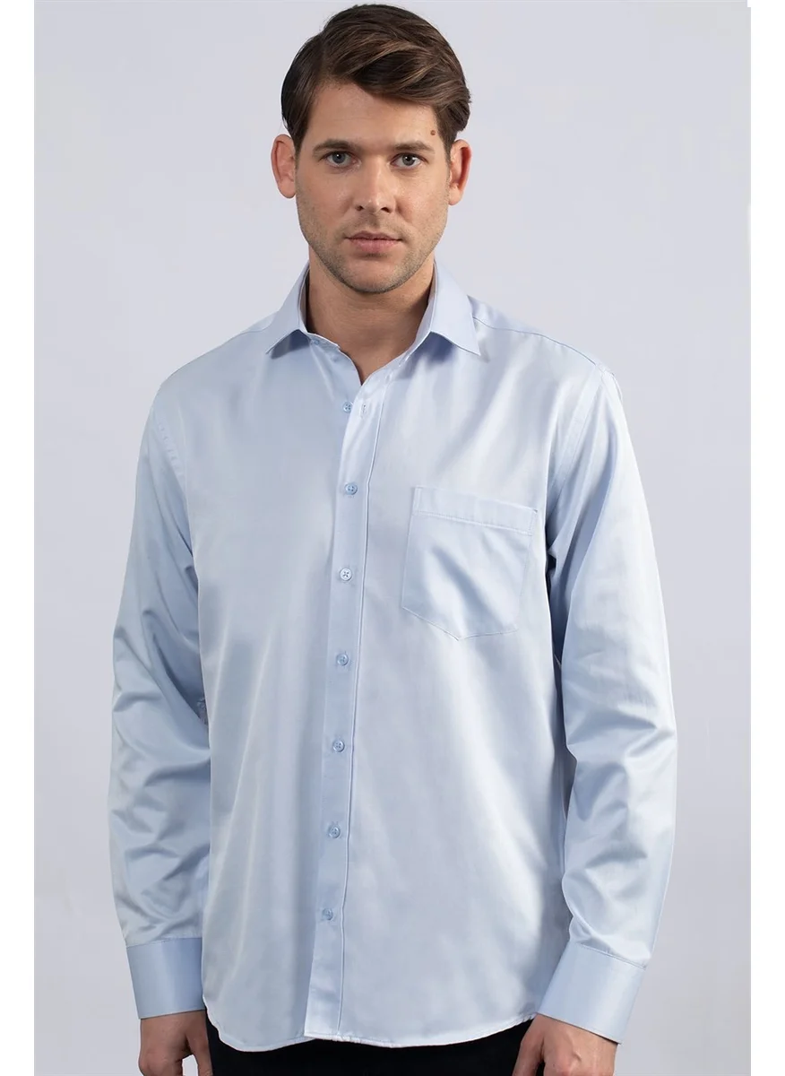 Tudors Classic Fit Relaxed Cut Plain Men's Shirt