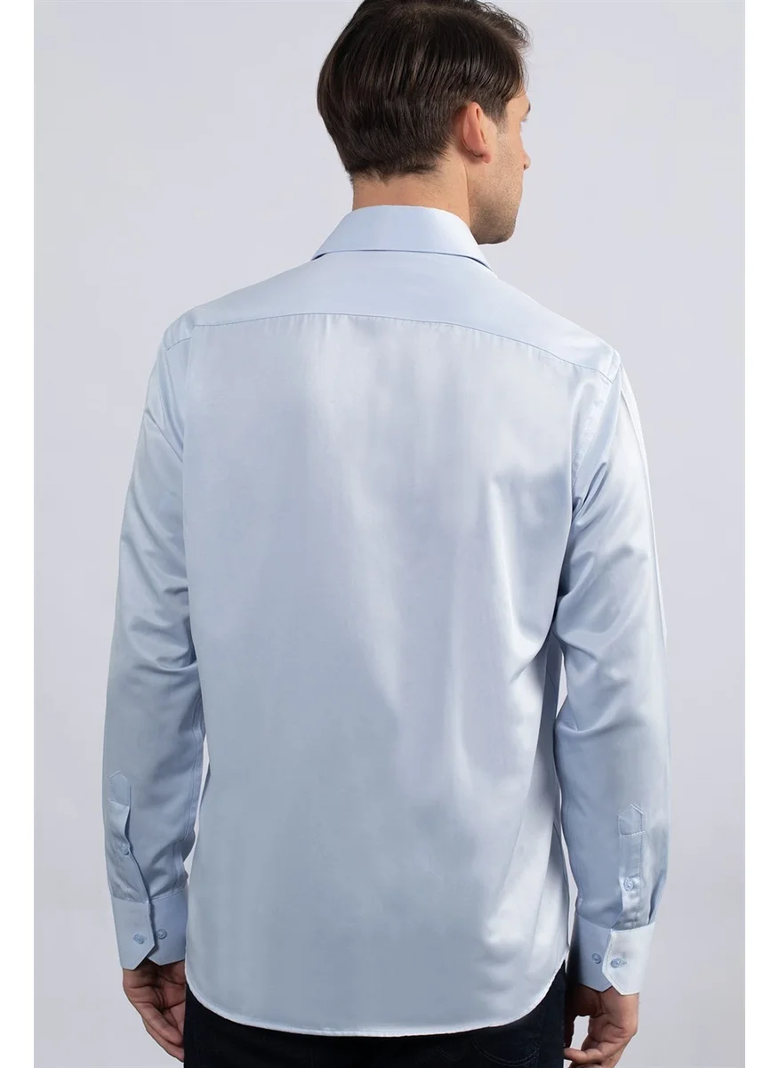 Tudors Classic Fit Relaxed Cut Plain Men's Shirt