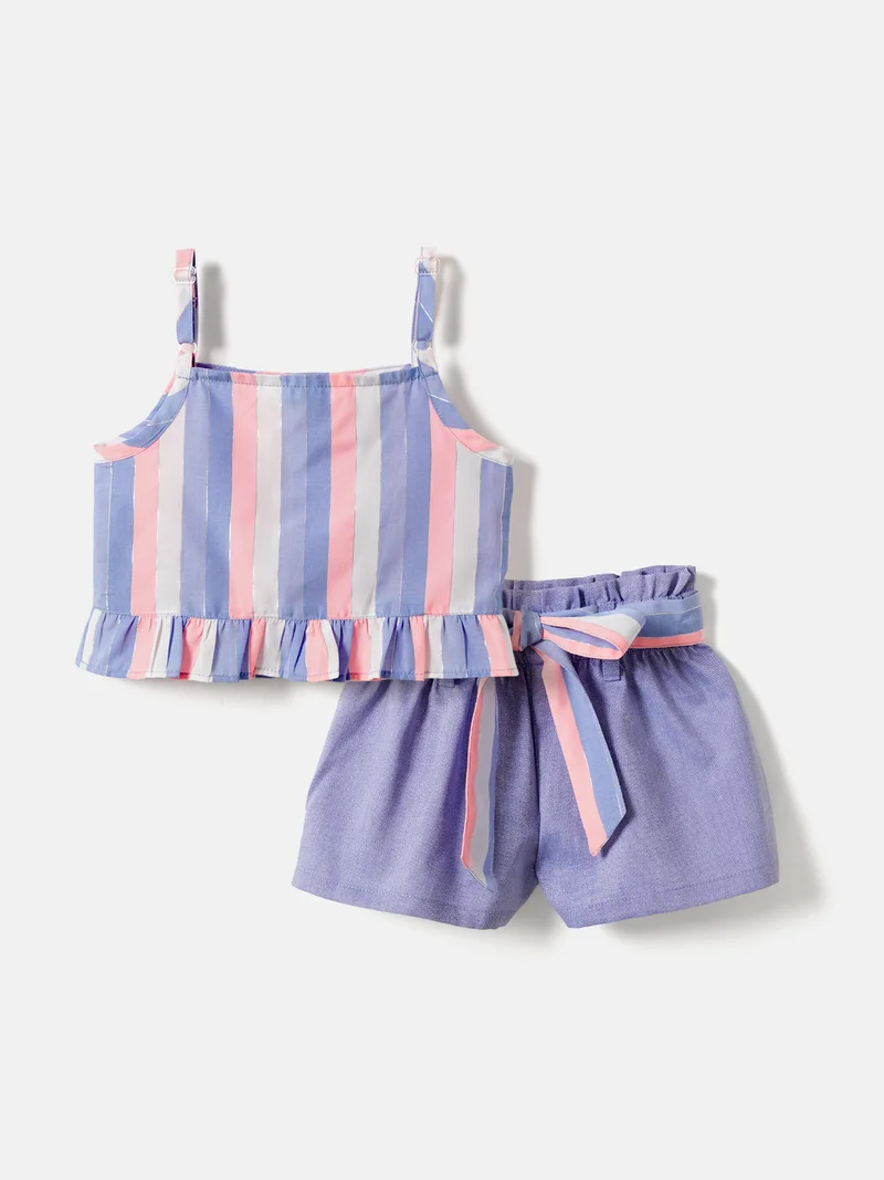 Nautinati Nautinati 100% Premium Cotton Checked Clothing Set for Girls
