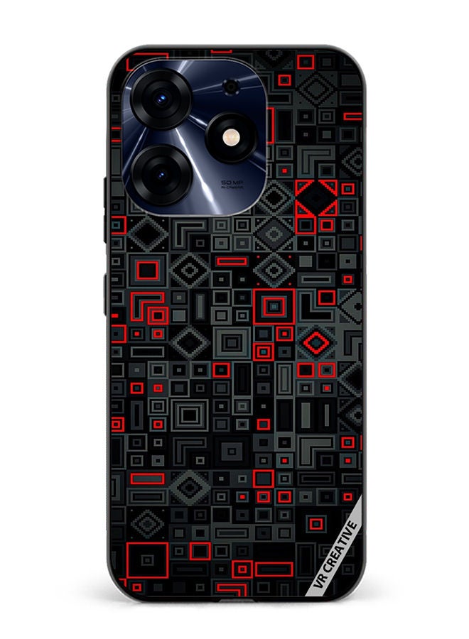 VR CREATIVE Protective Case Cover For Tecno Spark 10 Pro Circuit Board Design Multicolour - Image 1