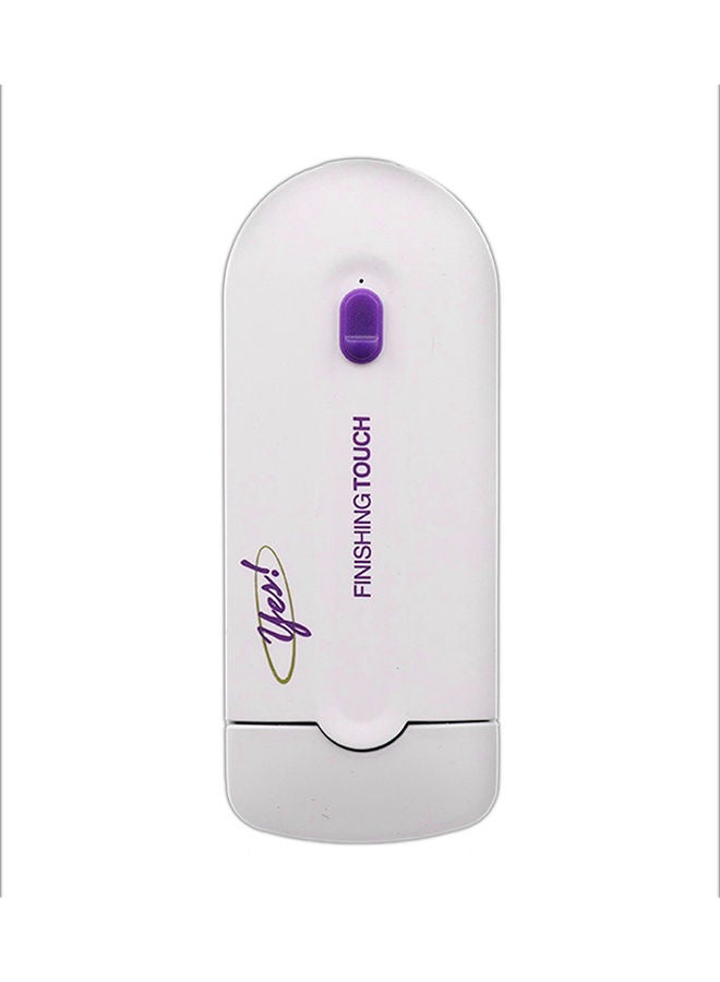 NIBEMINENT Rechargeable Painless Touch Laser Epilator White/Purple 13x2x8cm - Image 3