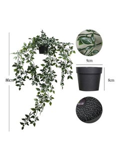 Swiss Canton Artificial Potted Hanging Plant For Indoor And Outdoor 70 Cm  - Image 5