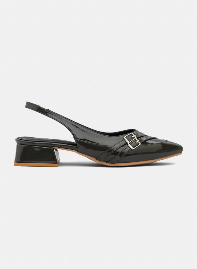 Double Strap Low Slingback