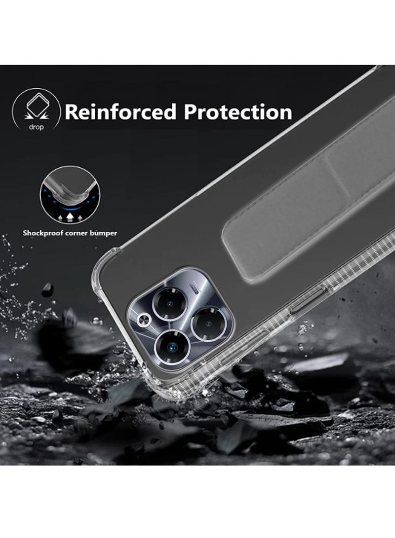 دبليو تيك غطاء وسادة هوائي من انفينيكس نوت 40X 5G 2024 TPU - شفاف/رمادي - Image 4