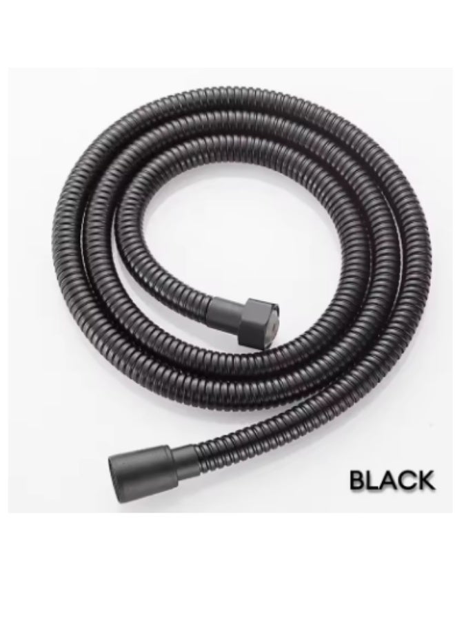 Flexible Anti-Twist Shower Hose - Matte Black - Standard G1/2 Brass Connectors - Image 1