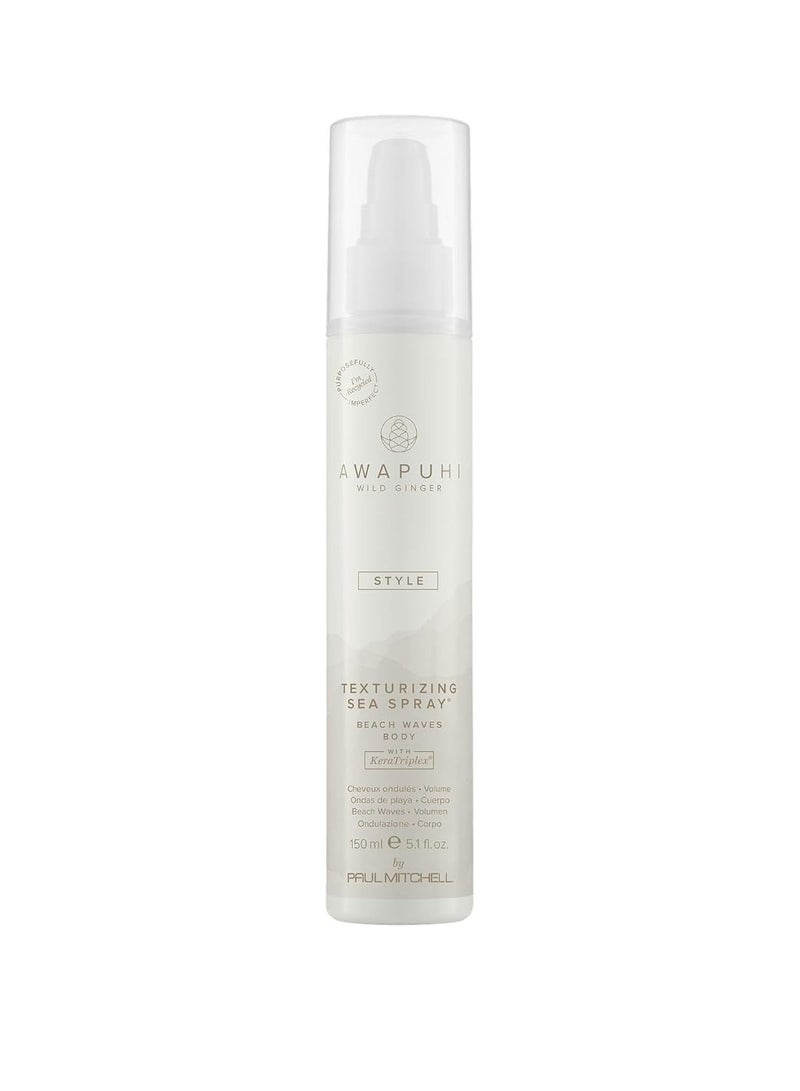 Paul Mitchell Awapuhi Wild Ginger by Paul Mitchell texturizing Sea Spray, Creates Beach Waves, Adds Body, For All Hair Types, 5.1 fl. oz.  - Image 1