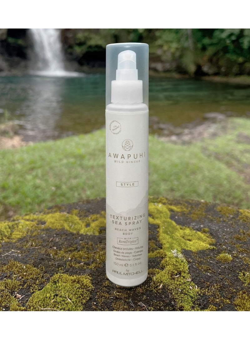 Paul Mitchell Awapuhi Wild Ginger by Paul Mitchell texturizing Sea Spray, Creates Beach Waves, Adds Body, For All Hair Types, 5.1 fl. oz.  - Image 3