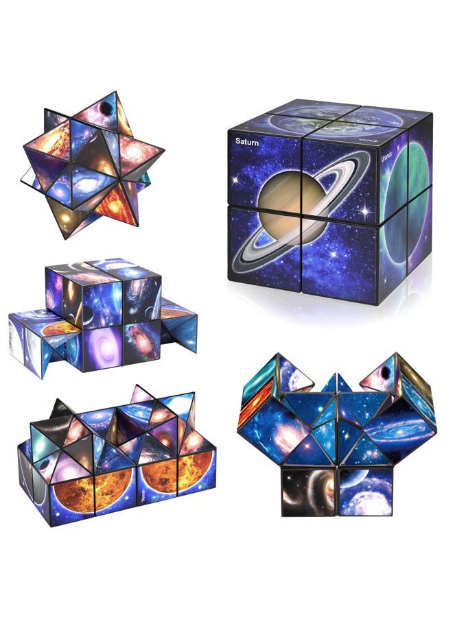 Euclidean Cube Star Magic Set, 2 in 1 Yoshimoto for Kids and Adults, Toy Gifts for Boys and Girls Ages 8-12 - Image 1