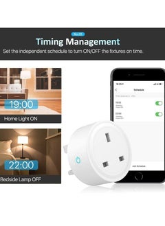 AWD WIFI Smart Plug in 16A Energy Monitoring WLAN Smart Plug Socket Work with Alexa, Echo, Google Home Mini Smart Outlet Remote and Voice Control No Hub Required.  - Image 5