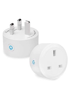 WIFI Smart Plug in 16A Energy Monitoring WLAN Smart Plug Socket Work with Alexa, Echo, Google Home Mini Smart Outlet Remote and Voice Control No Hub Required.