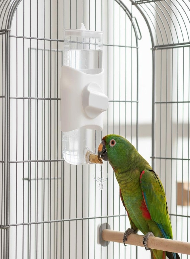 سوبفوكس زجاجة ماء SUPVOX مانعة للانسكاب للببغاء: موزع ماء أوتوماتيكي لأقفاص الطيور - سعة كبيرة مانعة للتسرب للببغاوات الكوكاتيل والكوكاتو والببغاوات الصغيرة - سهلة التنظيف وإعادة التعبئة، لون أبيض - Image 5