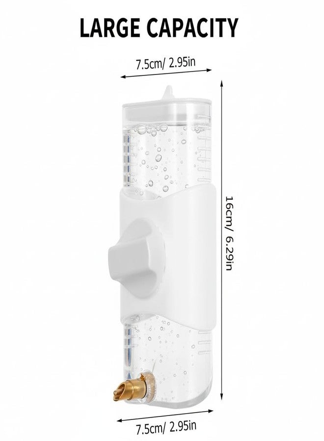 سوبفوكس زجاجة ماء SUPVOX مانعة للانسكاب للببغاء: موزع ماء أوتوماتيكي لأقفاص الطيور - سعة كبيرة مانعة للتسرب للببغاوات الكوكاتيل والكوكاتو والببغاوات الصغيرة - سهلة التنظيف وإعادة التعبئة، لون أبيض - Image 4