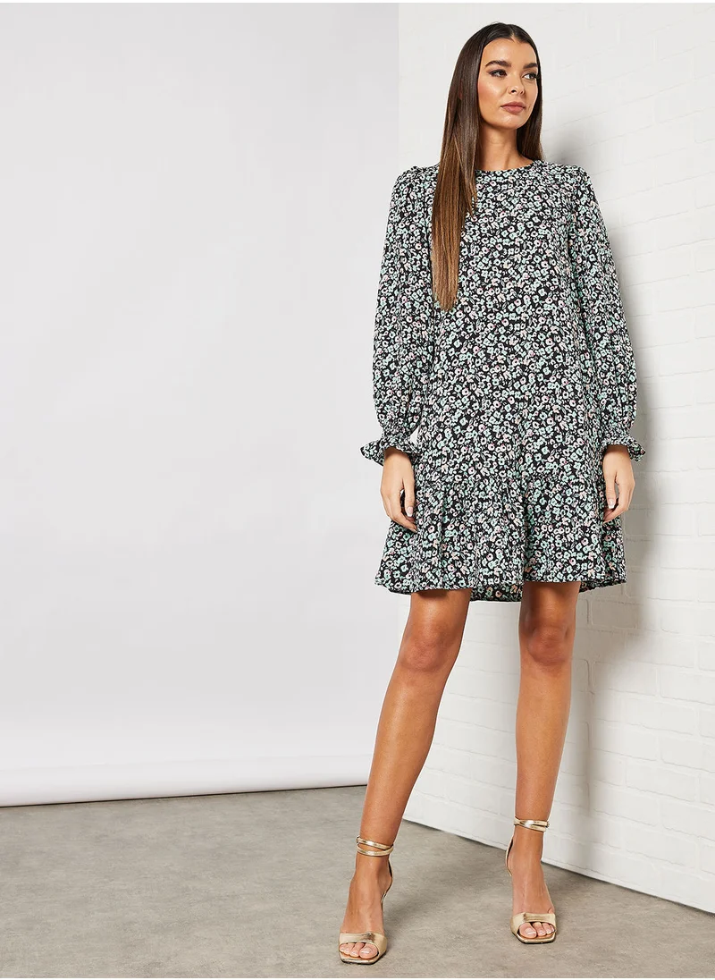 VERO MODA Floral Print Mini Dress