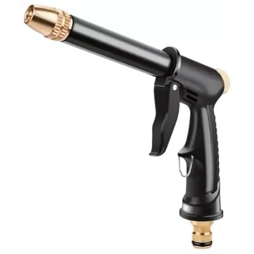 KRESHU Mini High-Pressure Water Spray Gun | Brass Nozzle 360° Water Jet for Garden Watering, Car Washing, and Cleaning, Durable Trigger Spray Gun (Pack of 1) - Image 1