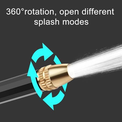 KRESHU Mini High-Pressure Water Spray Gun | Brass Nozzle 360° Water Jet for Garden Watering, Car Washing, and Cleaning, Durable Trigger Spray Gun (Pack of 1) - Image 5