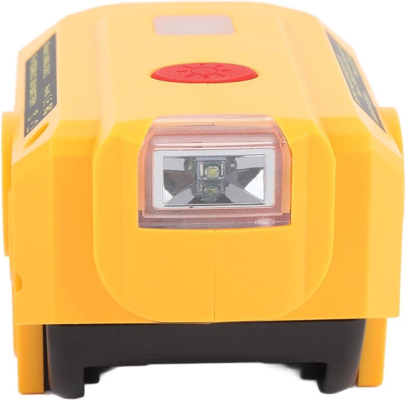 Bewinner 200W Portable Inverter for 18V Battery, Power Converter with 200LM LED Light, USB Type C AC Output for 205 Camping Emergency - Image 1