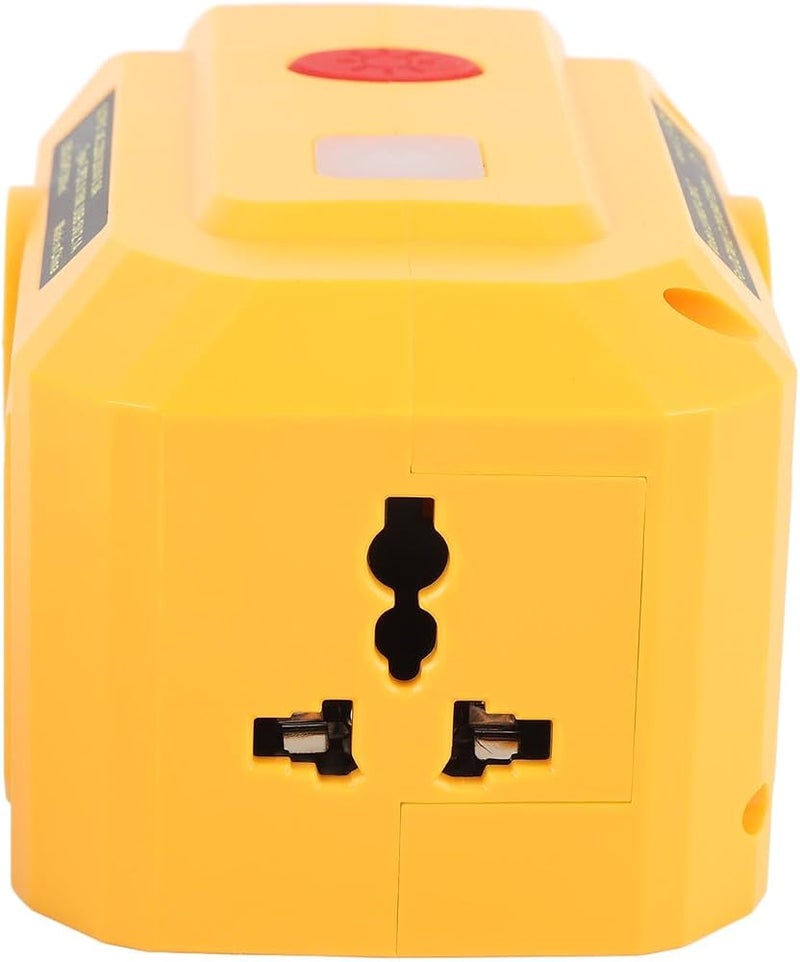 Bewinner 200W Portable Inverter for 18V Battery, Power Converter with 200LM LED Light, USB Type C AC Output for 205 Camping Emergency - Image 5