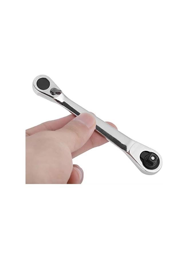 PROMASS Ratchet Wrench 72 Teeth Drive Ratchet Wrench Tool Allen Wrench Hex Handle Lock Socket Quick Release (130mm) - Image 5