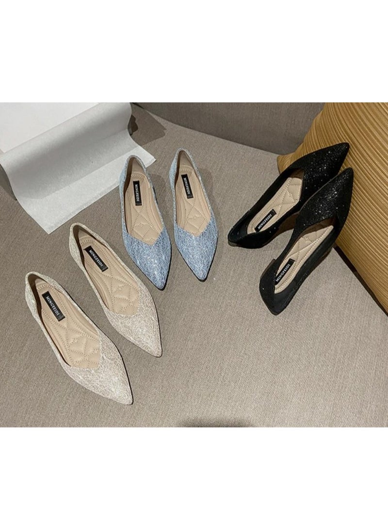 KUYING Flat Sole Single Shoe Women - Image 4