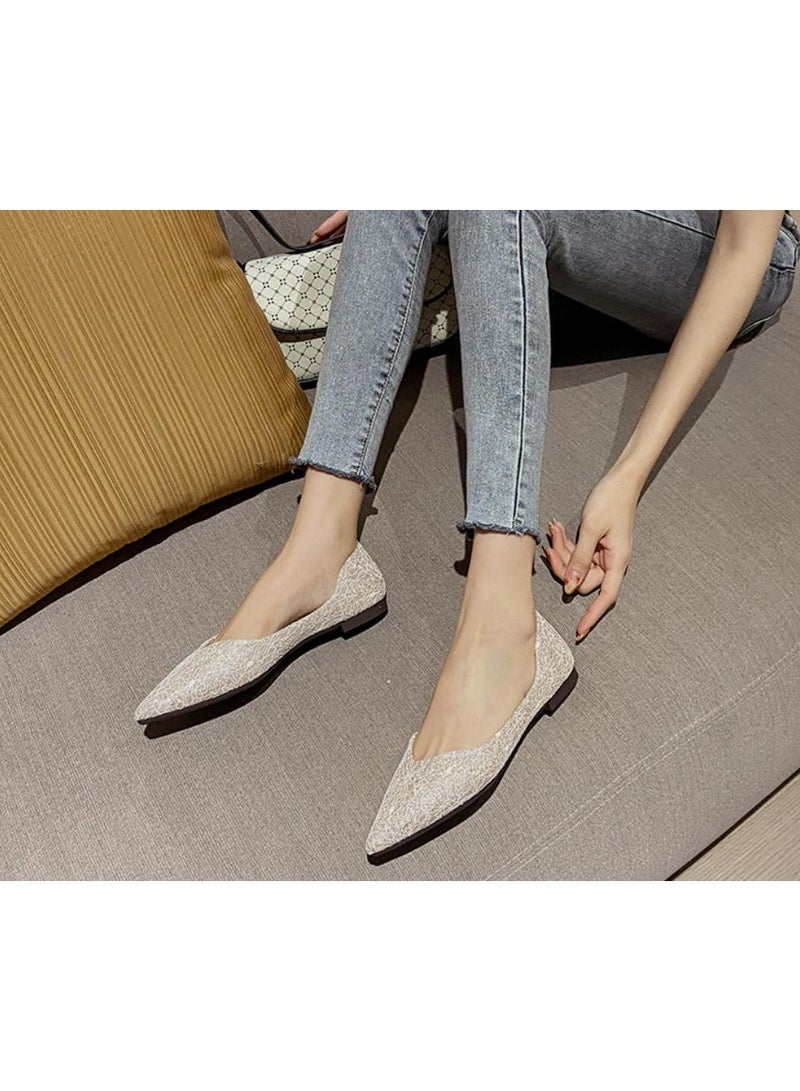 KUYING Flat Sole Single Shoe Women - Image 3