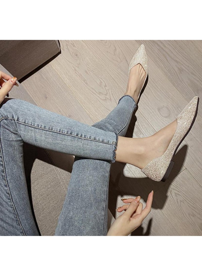 KUYING Flat Sole Single Shoe Women - Image 2