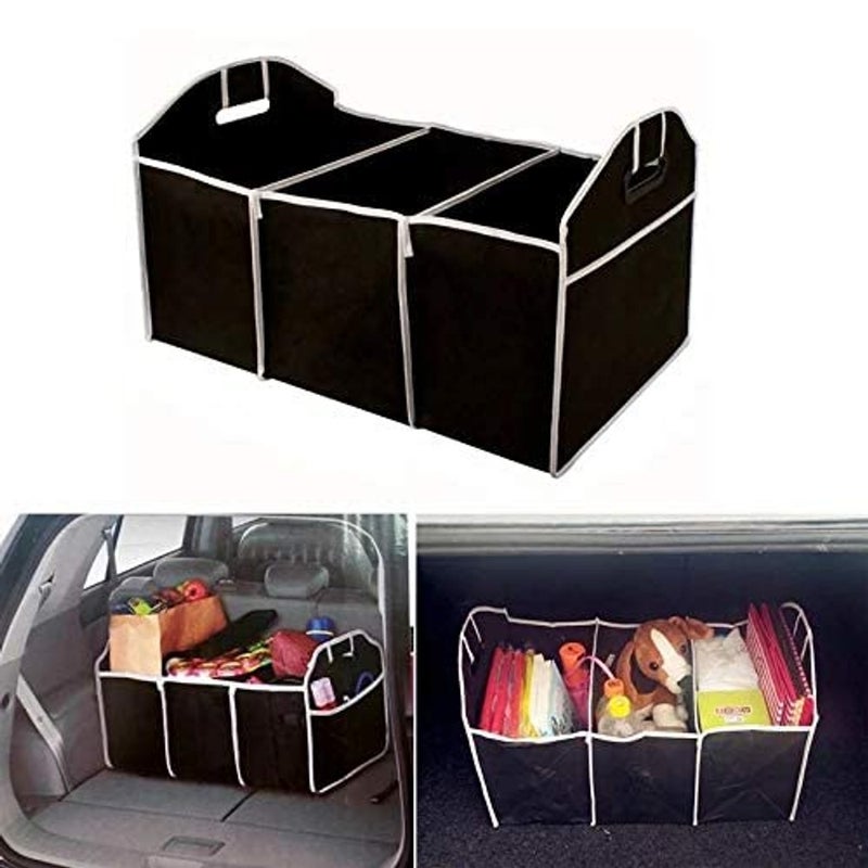 Large capacity multifunctional car trunk folding storage bag organizer storag... - Image 5