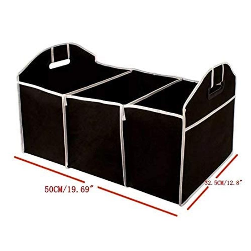 Large capacity multifunctional car trunk folding storage bag organizer storag... - Image 4