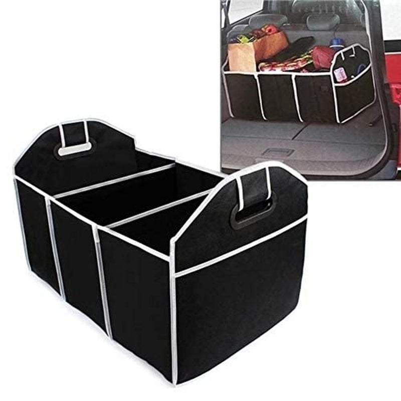 Large capacity multifunctional car trunk folding storage bag organizer storag... - Image 3