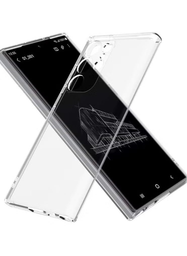 Raxoom Samsung Galaxy S24 Ultra Clear Slim TPU Case â€“ Flexible Scratch-Resistant Gel Rubber Protective Cover - Image 4