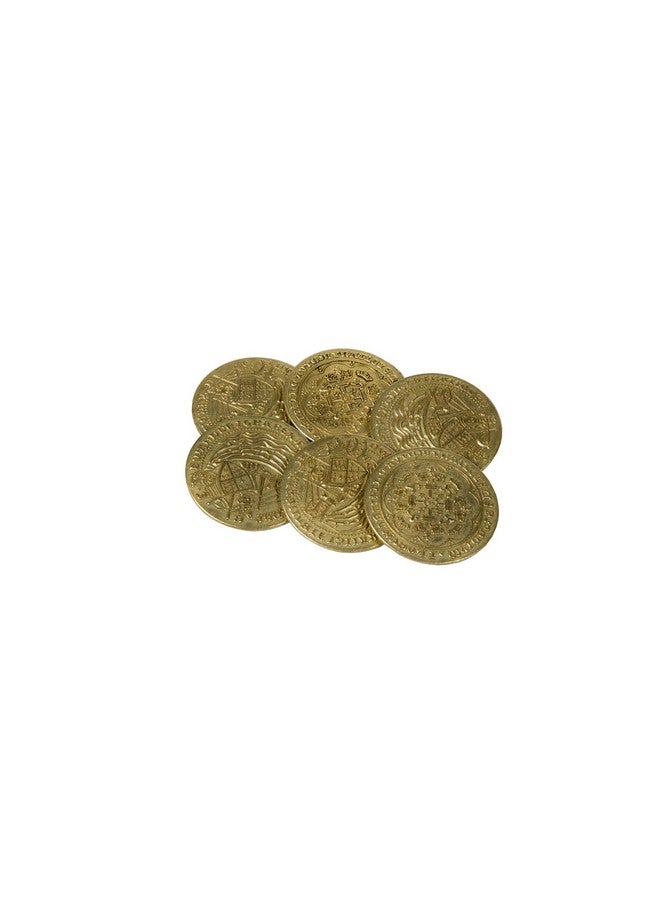 The Broken Token Prop Coins - 35mm Gold Early English Kings Themed Gaming Coins Pack of 6, Novelty Fantasy Replica Coins - Image 1