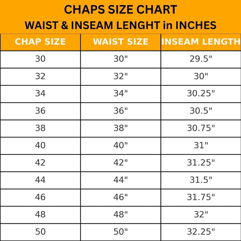 BYKR Leather Motorcycle Chaps for Men & Women - Adjustable Waist & Length, Black, 32inch - Image 3